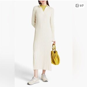 Loulou Studio Cream Midi Dress